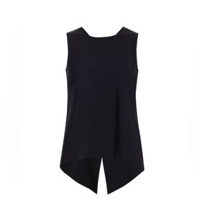 Chiara Black Sleeveless Top